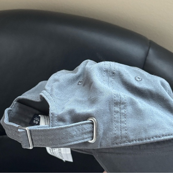 Abercrombie & Fitch Gray Baseball Cap with Embroidered Moose Logo - Picture 4 of 5